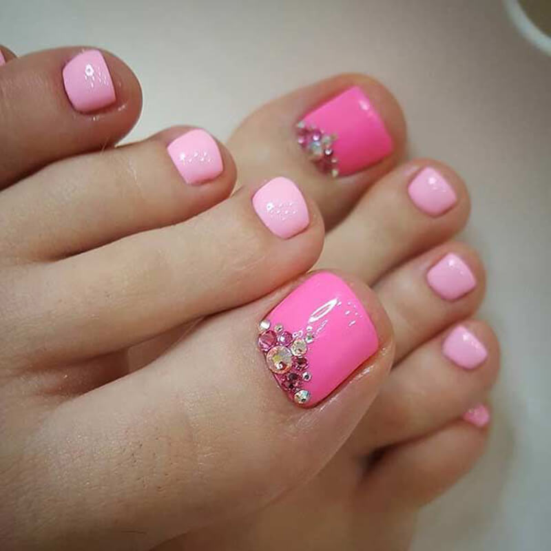 Gel Polish Change on Feet No Take-off