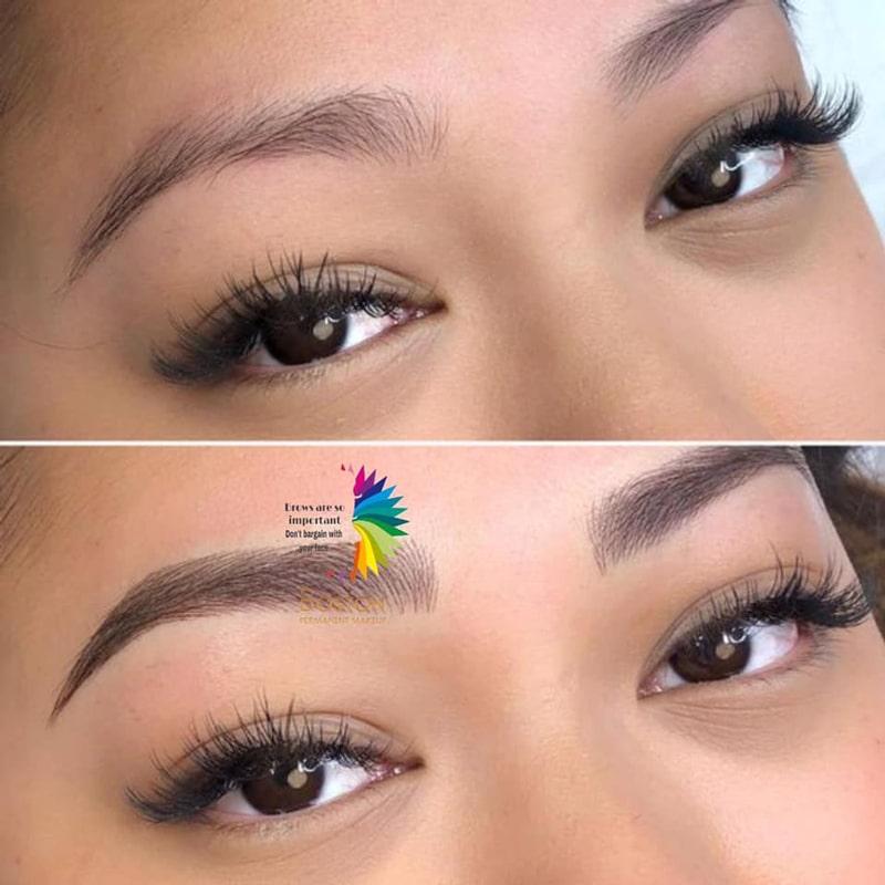 Touch Up Hair Stroke Brows 7-12 months